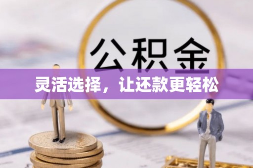 宽甸灵活选择，让还款更轻松