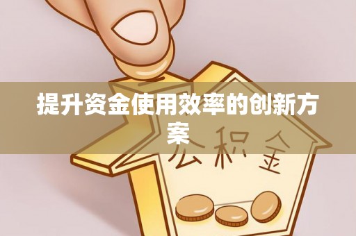 宽甸提升资金使用效率的创新方案