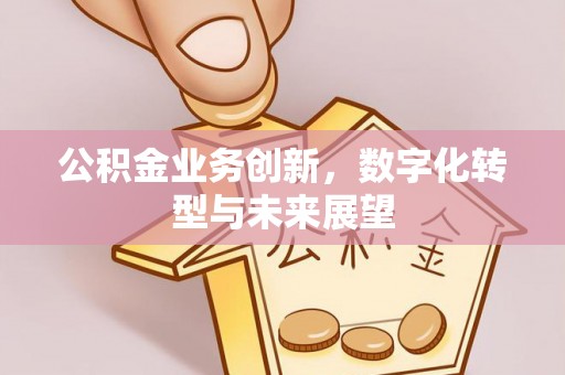 宽甸公积金业务创新，数字化转型与未来展望