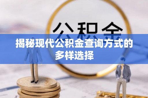 宽甸揭秘现代公积金查询方式的多样选择